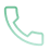 A simple green outline icon representing a geographical map pin marker with a central target dot, displayed on a transparent web layout grid.